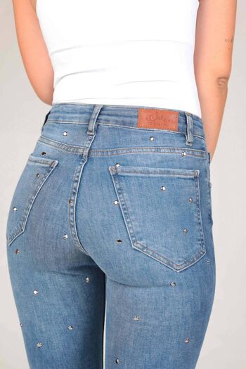 Moonlit Skinny Jean-Bleu Foncé 4