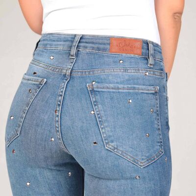 Moonlit Skinny Jean-Light Blue