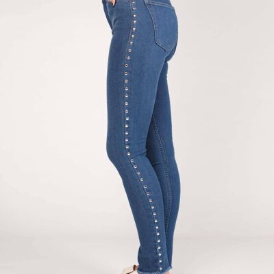 Jeans Linea Skinny-Blu Scuro