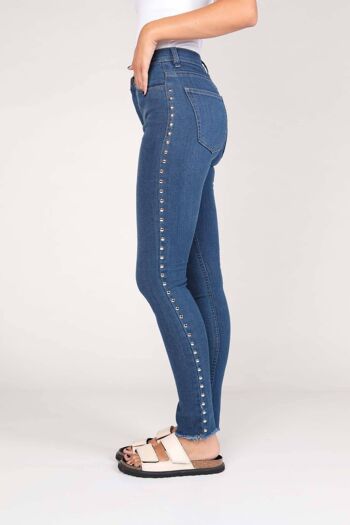 Skinny Line Jean-Bleu Foncé 1