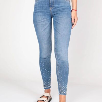 Jean Skinny Night-Azul claro