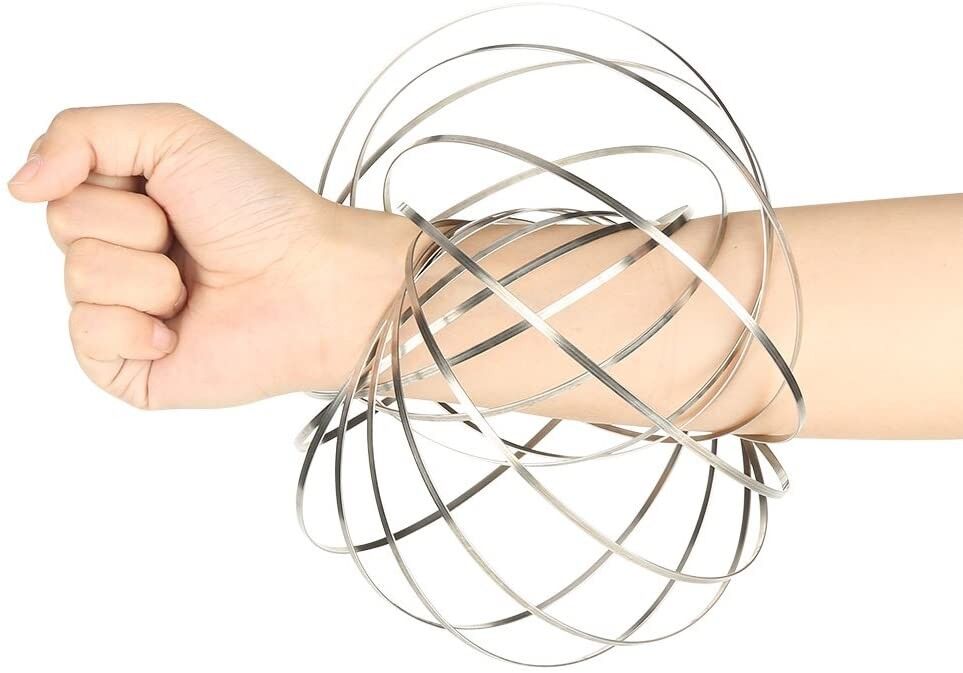 Spirale cinetica in metallo per bambini