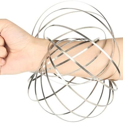 Spirale cinetica in metallo per bambini
