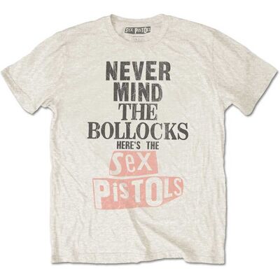 Sex Pistols T Shirt - Never Mind The Boll*cks Alternative Distressed Design 100% Official