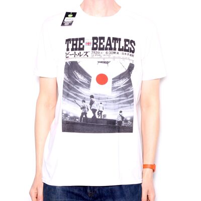 The Beatles T Shirt - Budokan 100% Official White