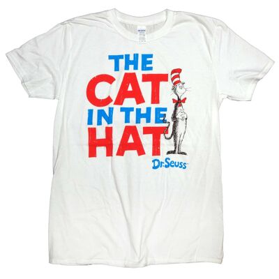 Dr Seuss T Shirt - The Cat In The Hat 100% Official Merchandise