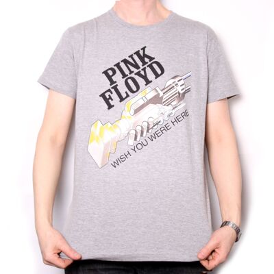Pink Floyd T Shirt - Wish You Were Here Grey Robot Hands 100% Official