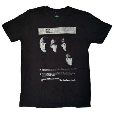 The Beatles T Shirt With The Beatles 8 Track Cover 100% Official