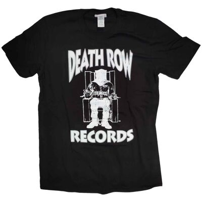 Death Row Records T Shirt - Electric Chair Logo 100% Official