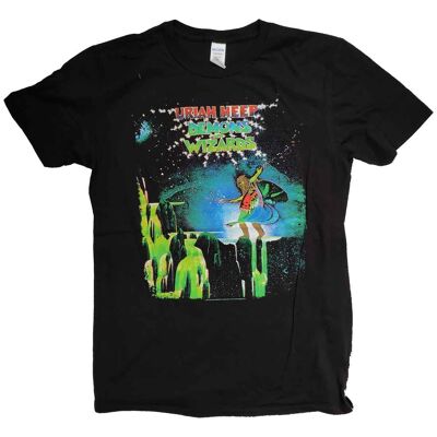 Uriah Heap T Shirt - Demons & Wizards 100% Official