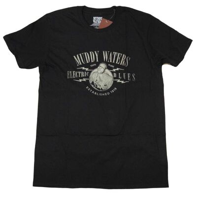 Muddy Waters T Shirt - Electric Blues 100% Official Old Skool Hooligans