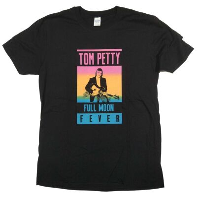 Tom Petty T Shirt - Full Moon Fever Black 100% Official