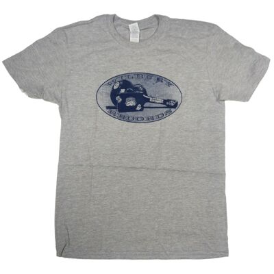 Travelling Wilburys T Shirt - Wilburys Records Logo Grey 100% Official