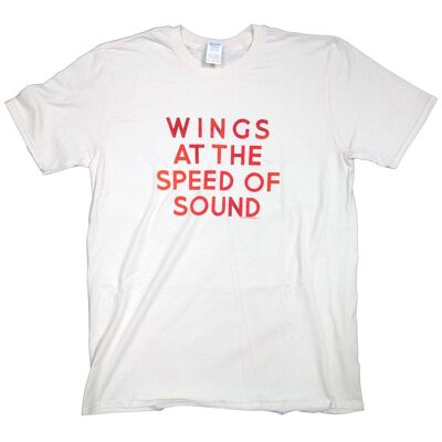 Paul McCartney & Wings T Shirt - Wings At The Speed Of Sound 100% Official