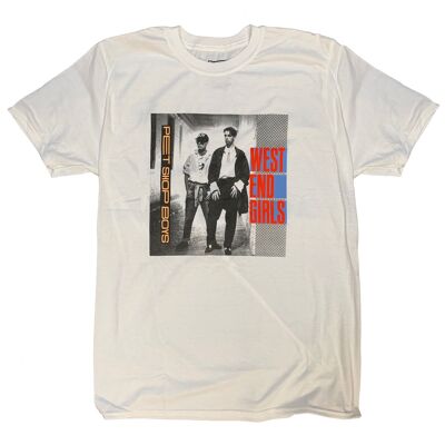 Pet Shop Boys T Shirt - West End Girls 100% Official