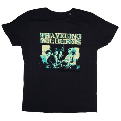 Travelling Wilburys T Shirt - Group Shot Black 100% Official