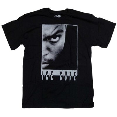 Ice Cube T Shirt - Portrait 100% Official Black