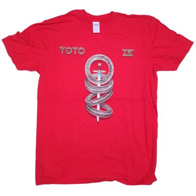 Toto T Shirt - Toto IV Cover 100% Official