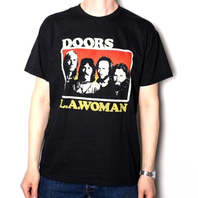 The Doors T Shirt - LA Woman Retro Style 100% Official