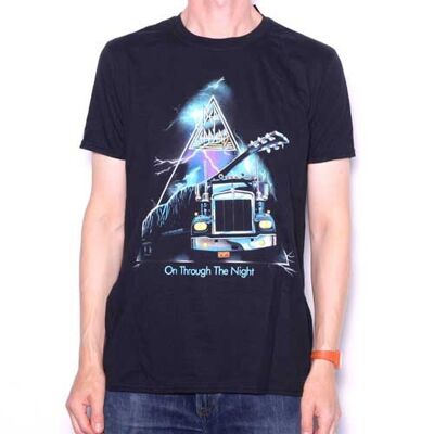 Def Leppard T Shirt - On Through The Night 100% Official - Black