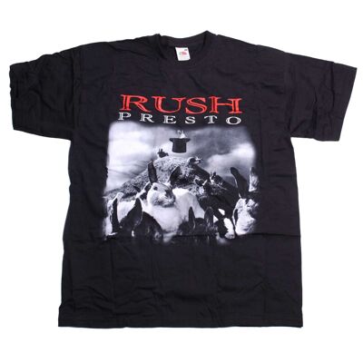 Rush T Shirt - Presto Cover 100% Official