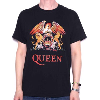 Queen T Shirt - Classic Crest 100% Official