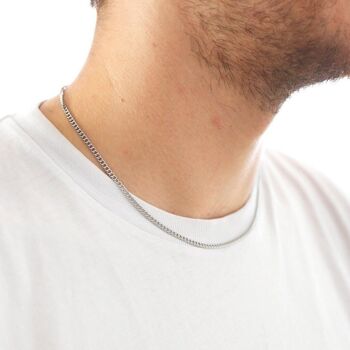 Collier Gourmette Homme 'Connell's Chain' Acier Inoxydable