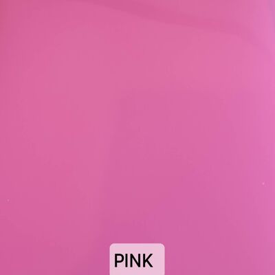 10 second cool peel plain HTV Pink A4