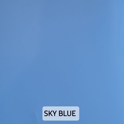 10 second cool peel plain HTV Sky Blue A4