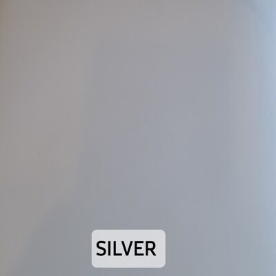 10 second cool peel plain HTV  Silver A4