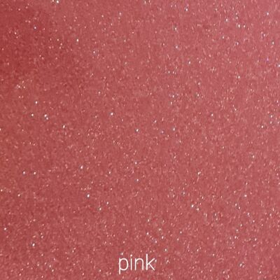Glitter permanent self adhesive vinyl, Pink  A5