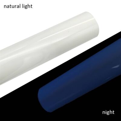 Glow in the dark HTV 2, White to Blue A5