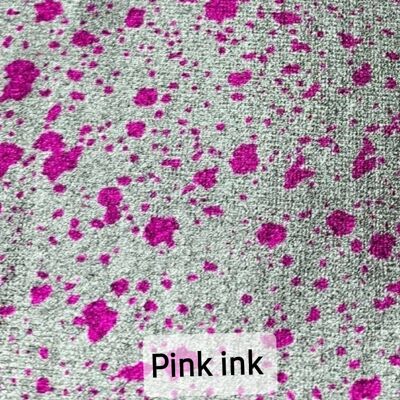 Premium metallic pattern HTV pink ink A4