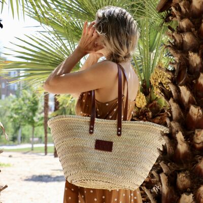 Panier marron foncé Mallorca