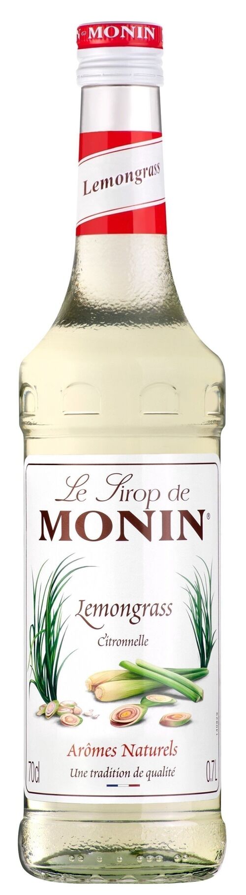 Sirop Saveur Citronnelle MONIN - Arômes naturels - 70cl