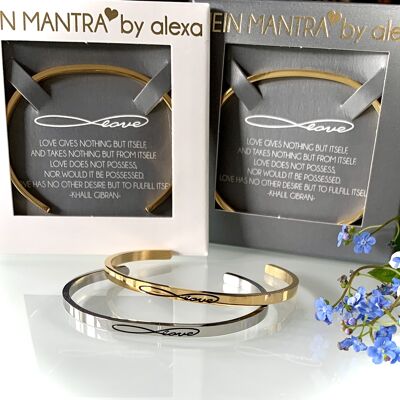 ENDLESS LOVE (INFINITY SIGN), silber/gold