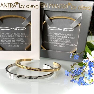ENDLESS LOVE (INFINITY SIGN), silber/gold