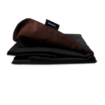 Coussin Nordique - 009 Pitch black / Marron 3