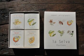 COFFRET CADEAU 4 SAVONS - OLIVE 4