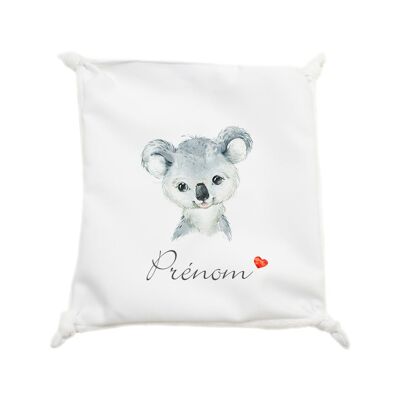 Doudou plat petit nœud pour bébé | Modèle Koala