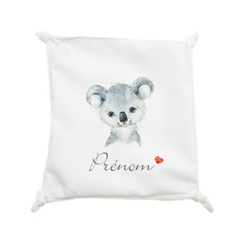 Doudou plat petit nœud pour bébé | Modèle Koala 1