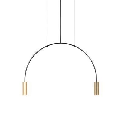 MILLA Suspension 2-Lumières Or & Noir