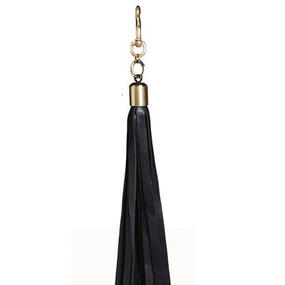 Nina Leather Ponytail Tassel