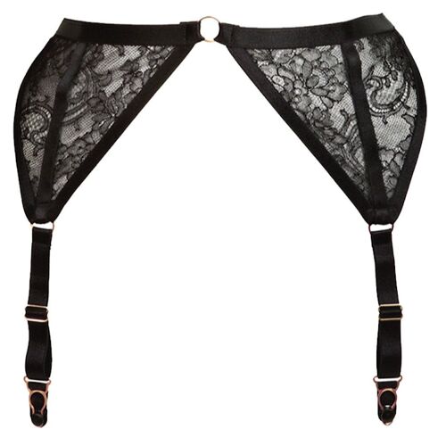 Annabel See-Through Lace Suspender Belt