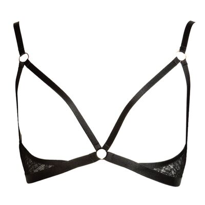 Reggiseno con imbracatura in pizzo trasparente Annabel