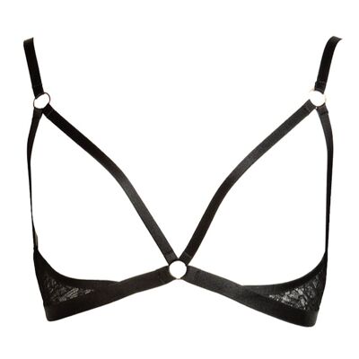 Annabel See-Through Lace Harness Bra