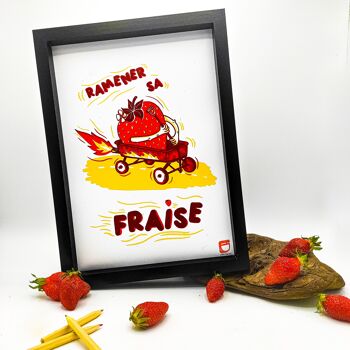 Papeterie Illustration A4 Ramène ta Fraise