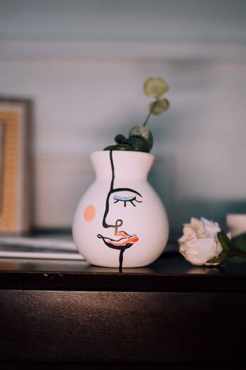 Vase bulbe demi-face 3