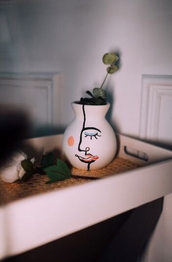 Vase bulbe demi-face 4