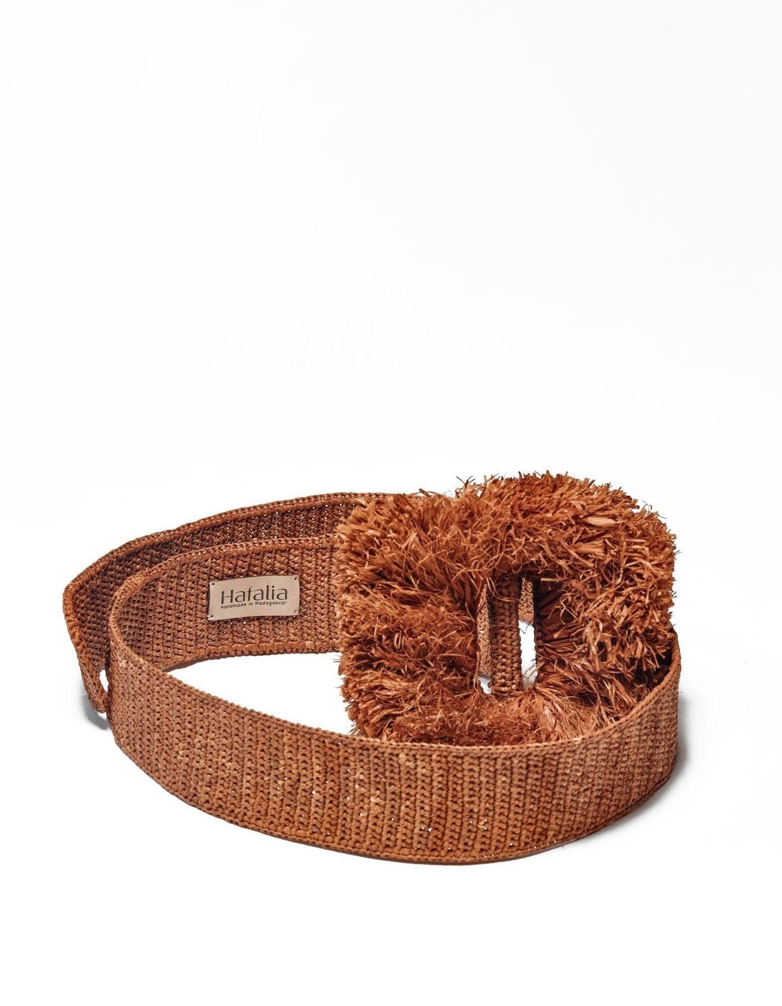 KINTY Gürtel - Dunkler Tee